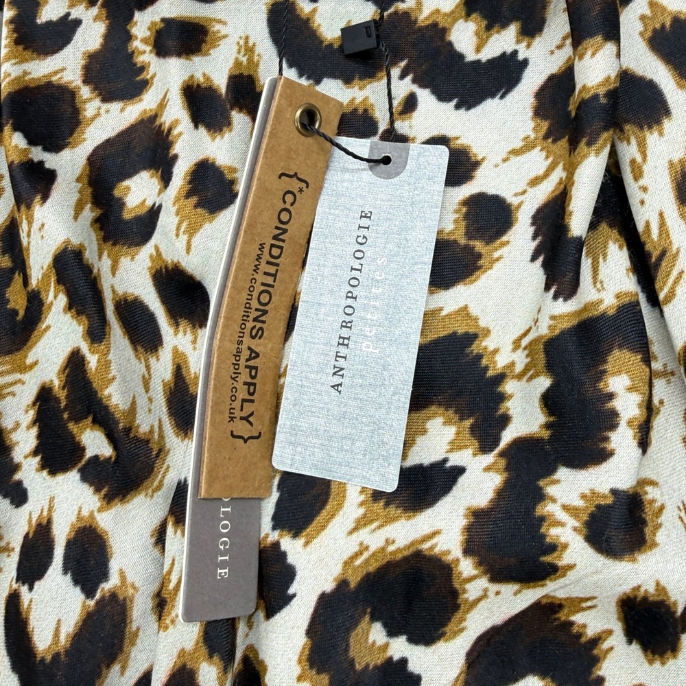 Conditions Apply Anthropologie Elva Slip Maxi Dress Women Small‎ P Leopard Print - Picture 12 of 15
